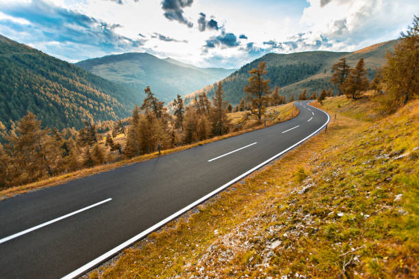 istock Asphalt road in Austria, Alps in a summer day 938494850