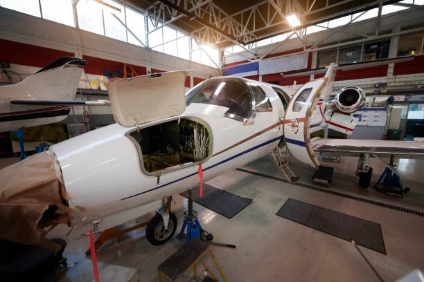 istock Aircraft in the hangar 938495342