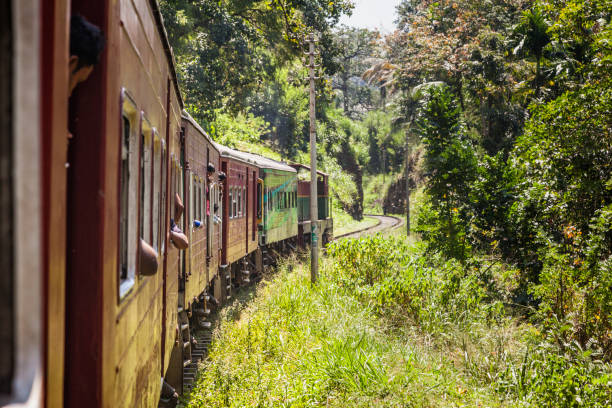 istock Train from Colombo to Kandy. Sri Lanka 938506340