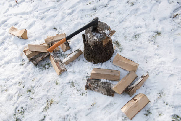 Chopping wood Chopping wood kantor stock pictures, royalty-free photos & images