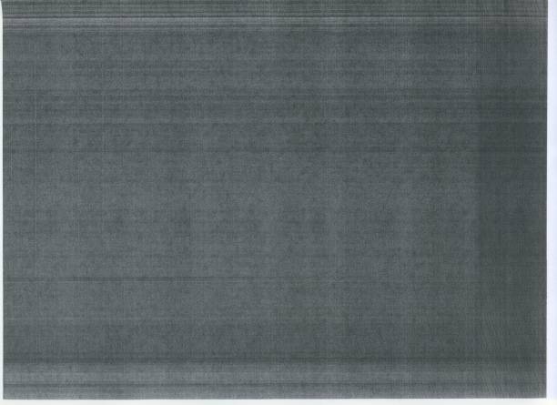 Bad printed uneven paper card in black - abstract background