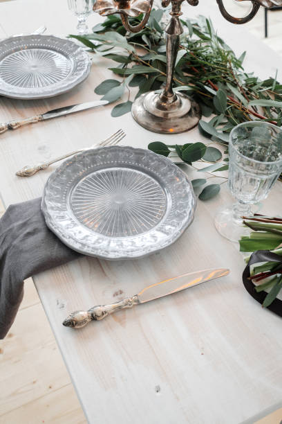 istock Decoration of a wedding table in rustic style 938527418