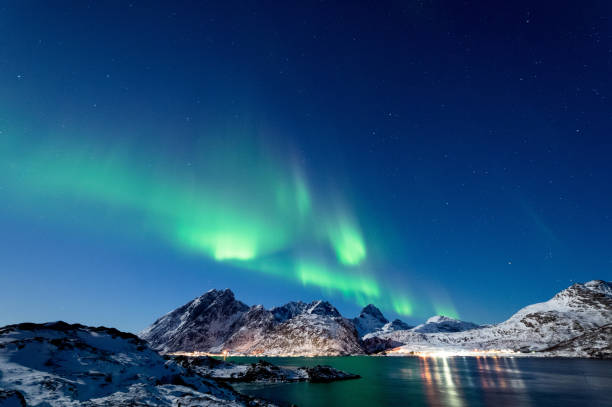 istock Northern Lights in Lofoten Islands, Norway 938531270
