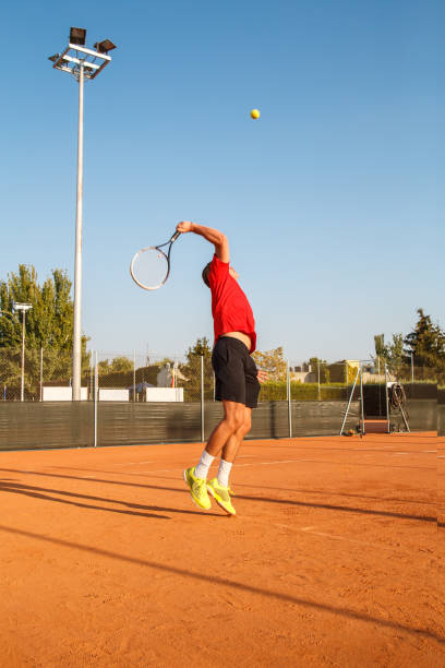 istock Professional tennis player on court 938531678