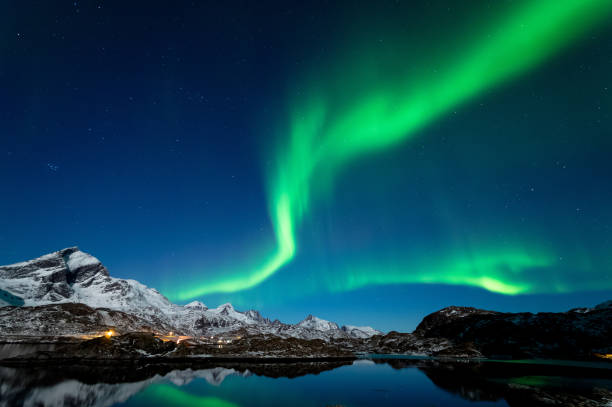 istock Northern Lights in Lofoten Islands, Norway 938531766
