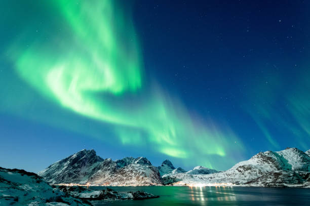 istock Northern Lights in Lofoten Islands, Norway 938532312