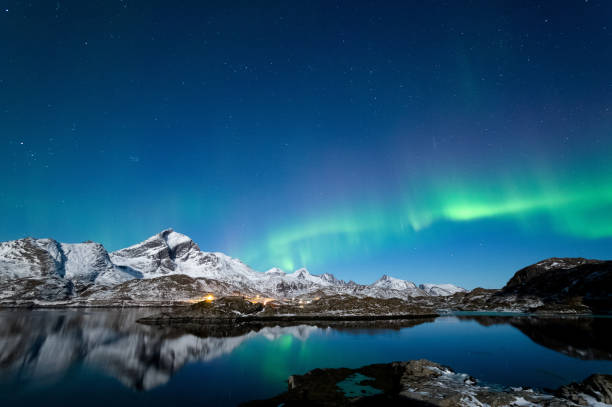 istock Northern Lights in Lofoten Islands, Norway 938535710