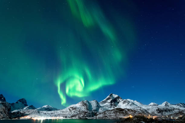 istock Northern Lights in Lofoten Islands, Norway 938536004