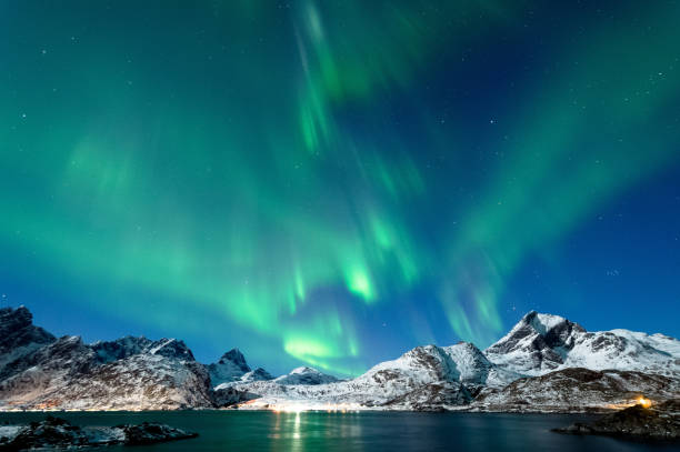 istock Northern Lights in Lofoten Islands, Norway 938537014