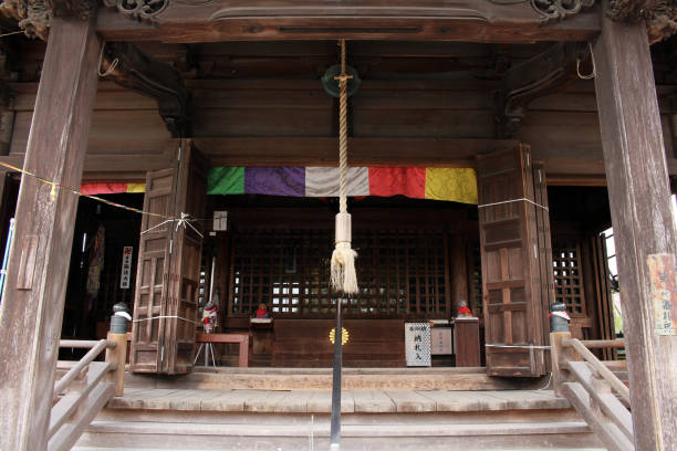 Translation: The Japanese-Buddhist Enmeiji Temple in Obu, Aichi. Taken in Nagoya - Japan, \