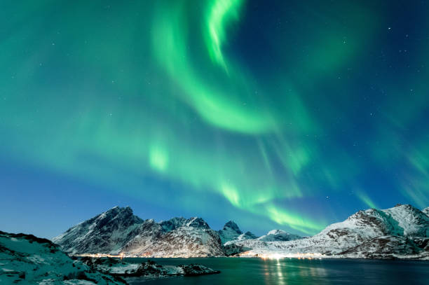 istock Northern Lights in Lofoten Islands, Norway 938541954