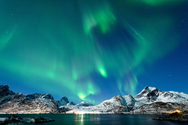 istock Northern Lights in Lofoten Islands, Norway 938546946