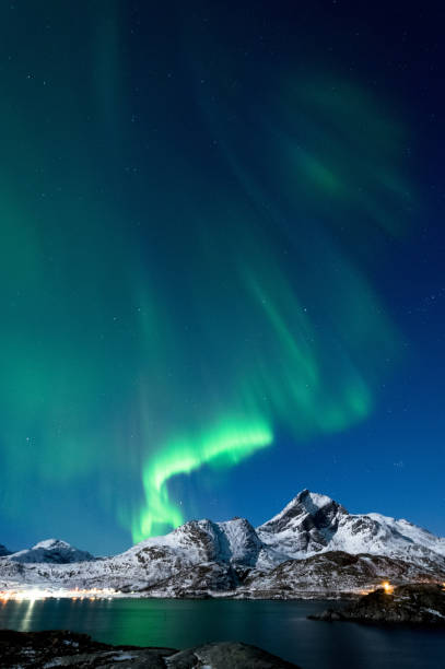 istock Northern Lights in Lofoten Islands, Norway 938547018