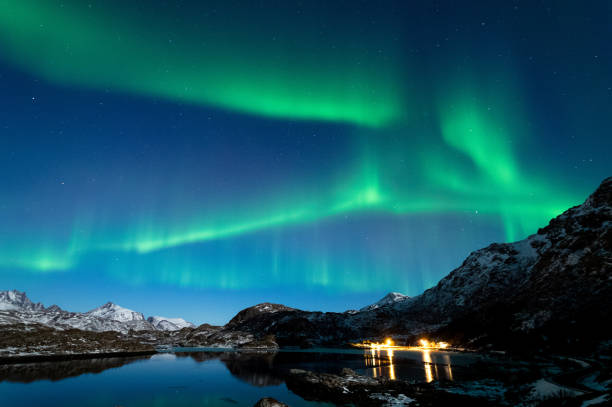 istock Northern Lights in Lofoten Islands, Norway 938547250