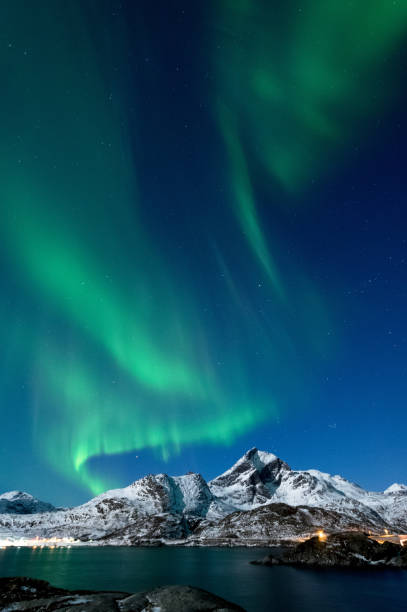istock Northern Lights in Lofoten Islands, Norway 938547334