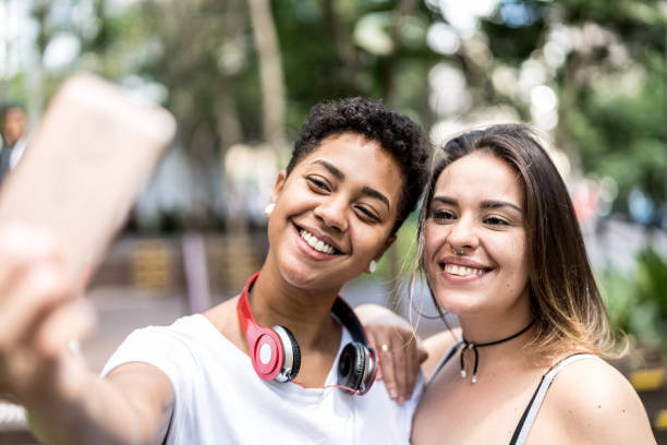 istock Lesbian Couple Taking a Selfie 938569190