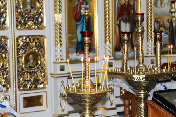istock Inside the beautiful Orthodox Church 938572706