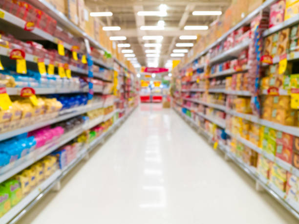 istock Abstract blur supermarket for background 938577760