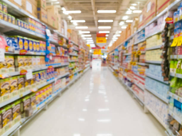 istock Abstract blur supermarket for background 938577830