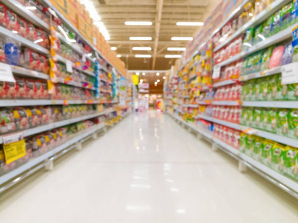 istock Abstract blur supermarket for background 938577966