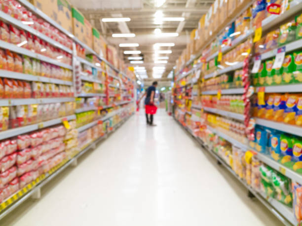 istock Abstract blur supermarket for background 938578102