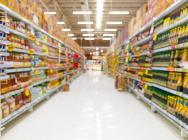 istock Abstract blur supermarket for background 938578230