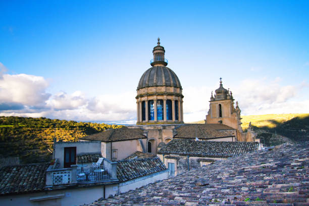 istock Ragusa Ibla, Sicily: San Giorgio Cathedral at Dusk 938578700