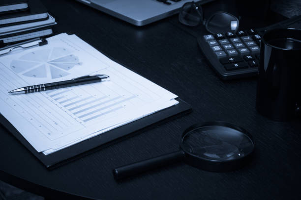 istock Business and the financial reports a workplace 938597942