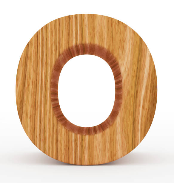 istock letter O 3d wooden isolated on white 938604756