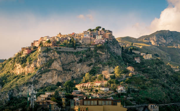 istock Castelmola: typical sicilian village perched on a mountain. 938622564