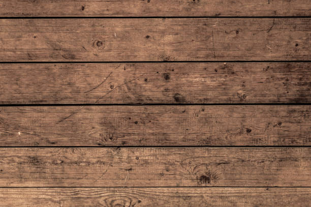 istock Old brown boards - beautiful wooden background with copy space 938623060