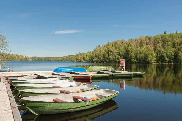 istock Nautical Vessels on the Nature Lake. 938627162
