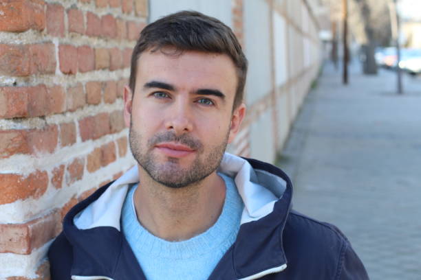 istock Handsome blue eyed man portrait 938627180