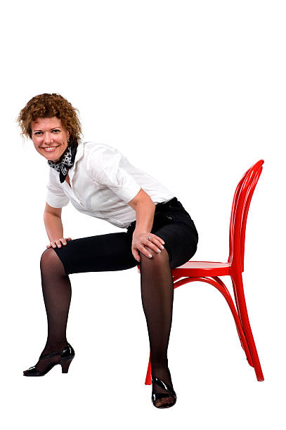 istock Portrait sit woman 93863226