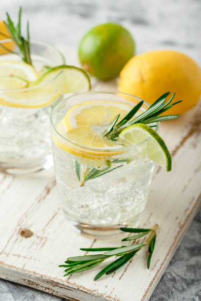 istock Cooling alcoholic or non-alcoholic cocktail with lemon 938637582