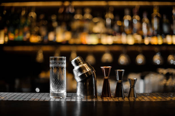 istock Barman essentials on the blurred background of bar 938640810