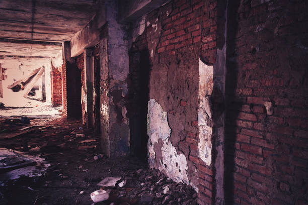 istock Interior of the abandoned building 938648420