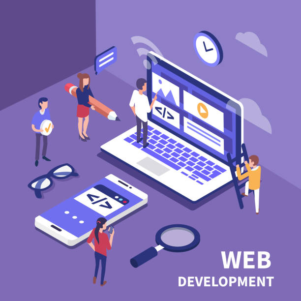 It Development Graphics 12,500+ Engineers Working Computer Stock Illustrations, Royalty-Free ...