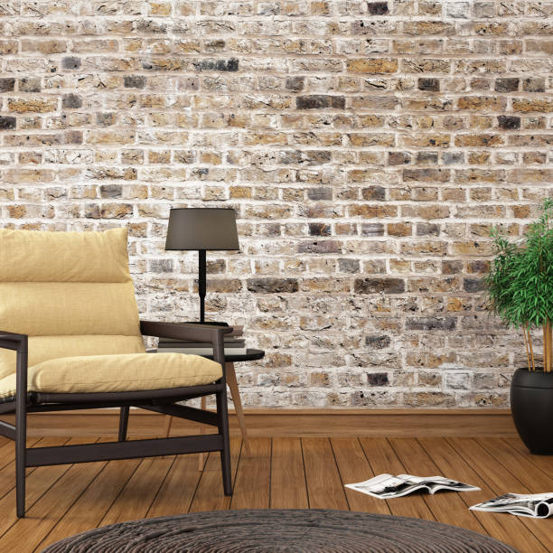 istock Modern interior with a chair  background template 938660536