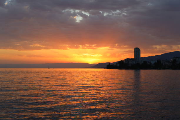 istock Sunset in Montreux Switzerland 938661626