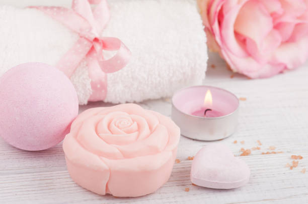istock SPA organic products with soap, bath salt 938669506