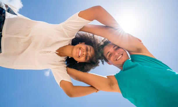 istock Loving couple having fun at the desert 938670416