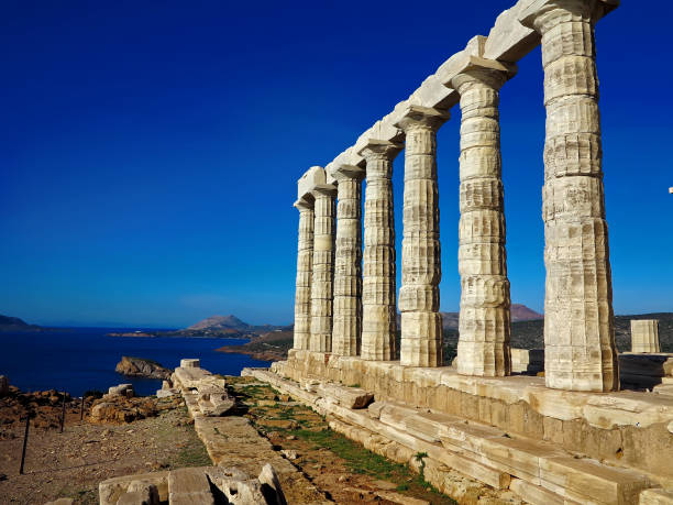 istock Ancient Temple of Poseidon  in Capo Sunio in Attica Greece 938677674