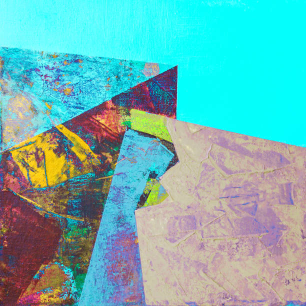 istock Abstract colorful acrylic painting on canvas 938680468