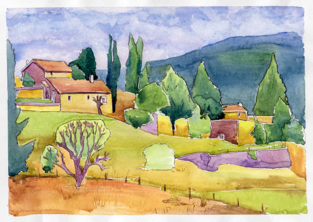 istock The landscape of country life 938682586
