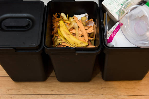 istock Composting and Recyling bins at home 938683356