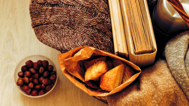 istock Coffee and delicious pastries for breakfast in the morning. Nuts 938686228