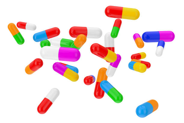 istock Many Color Health Care Pills Capsules. 3d Rendering 938687106