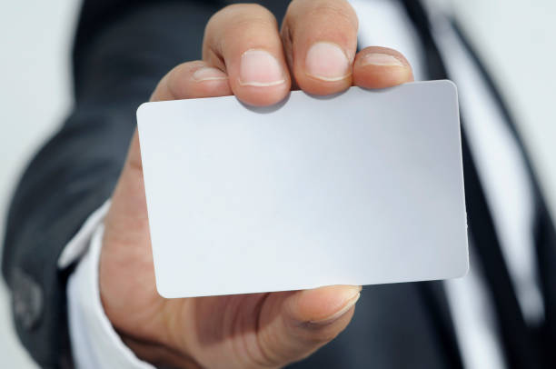 istock Blank Business Card in a Hand 938688068