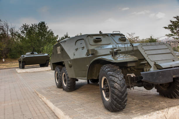 istock An old tank exhibited as a monument at Victory Park in Yerevan 938691192